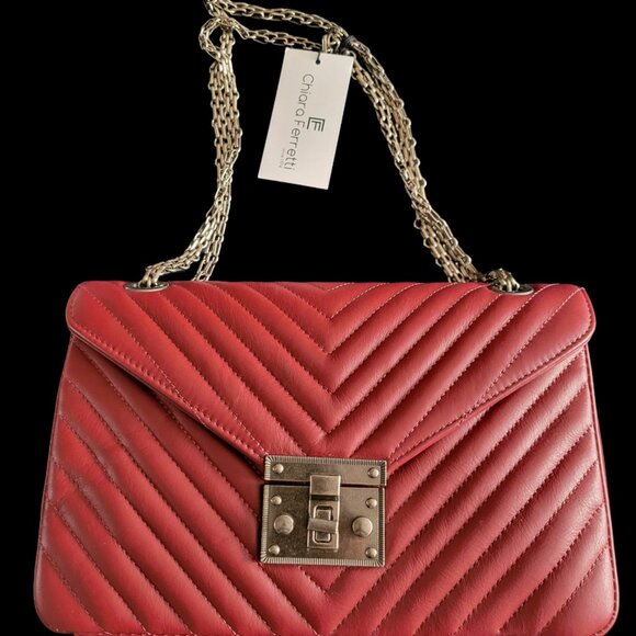 Chiara Ferretti Italian Leather Bag - Picture 2 of 6